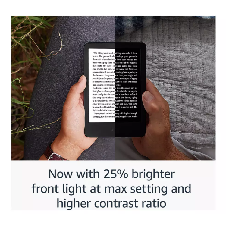 Refurbished Amazon Kindle 2024 11th Gen 6" Black 16GB Wi-Fi Tablet