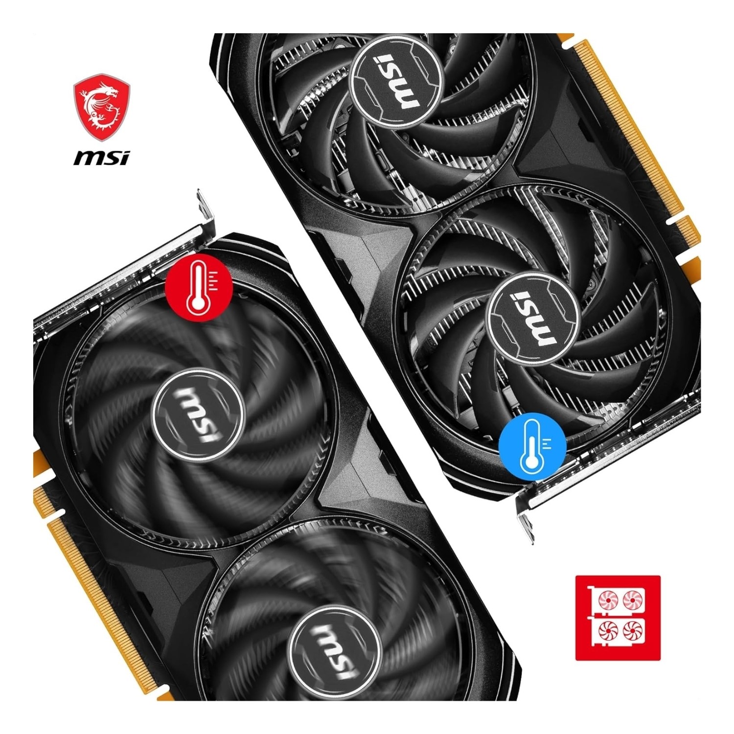 【VRAM 16GB】RTX4060Ti MSI VENTUS 2x MSI GeForce RTX 4060 Ti VENTUS 2X BLACK 16G OC