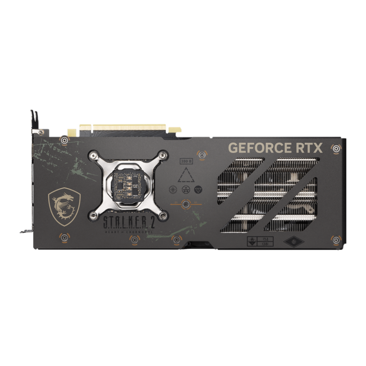 Box Opened MSI GeForce RTX 4070 Ti SUPER 16G GAMING SLIM STALKER 2 EDITION 16GB GDDR6X Graphics Card