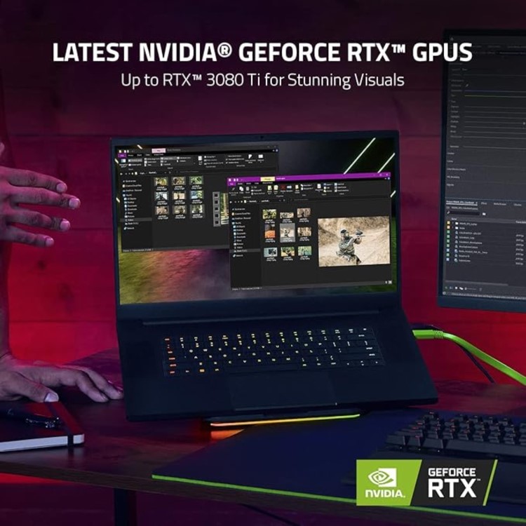 Refurbished Razer Blade 17 Core i9 12900H 32GB 1TB RTX 3080 Ti 17.3 Inch Windows 11 Gaming Laptop