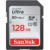 Box Open SanDisk Ultra Plus 128 GB SDXC Memory Card