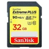 Refurbsihed SanDisk Extreme PLUS 32GB SDHC Memory Card up to 90MB/s