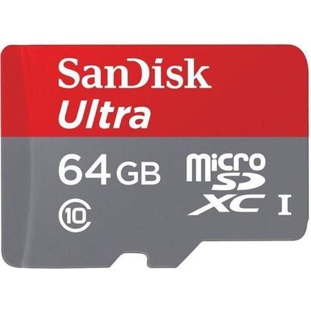 Box Open SanDisk Ultra 64 GB MicroSDXC UHS-I Memory Card