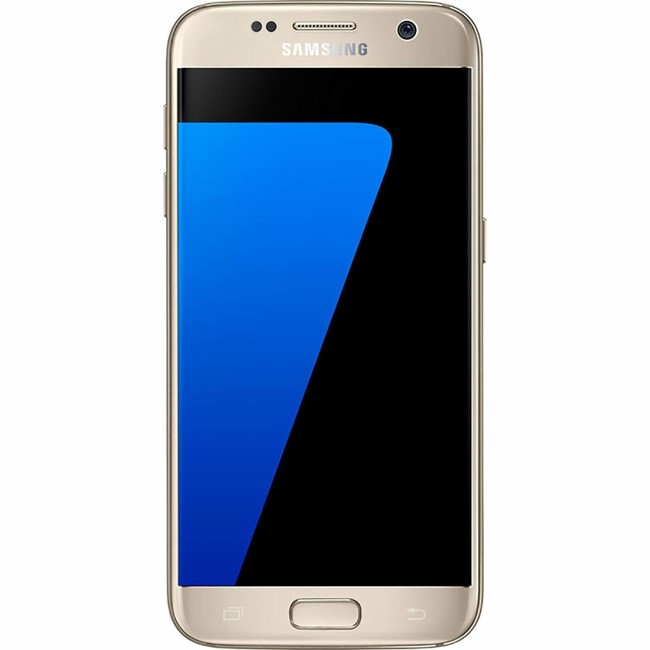 Grade A1 Samsung Galaxy S7 Flat Gold 5.1" 32GB 4G Unlocked & SIM Free