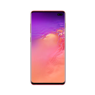 Refurbished Samsung Galaxy S10 Plus Red 6.4" 128GB 4G Dual SIM Unlocked & SIM Free Smartphone