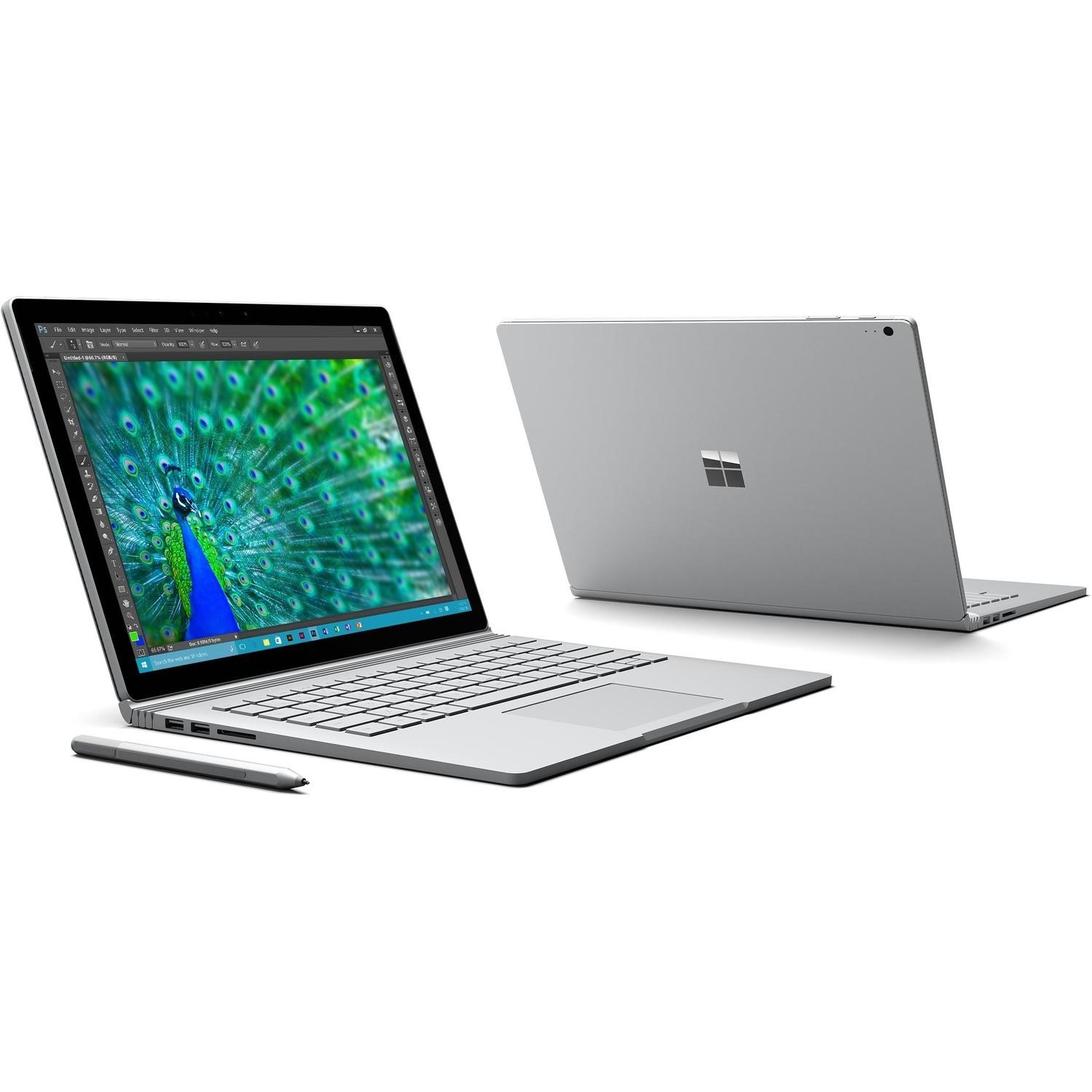 Refurbished Microsoft Surface Book 1514 Intel Core I5 6300u 8gb 256gb 13 5 Inch Windows 10 2 In 1 Laptop Laptops Direct