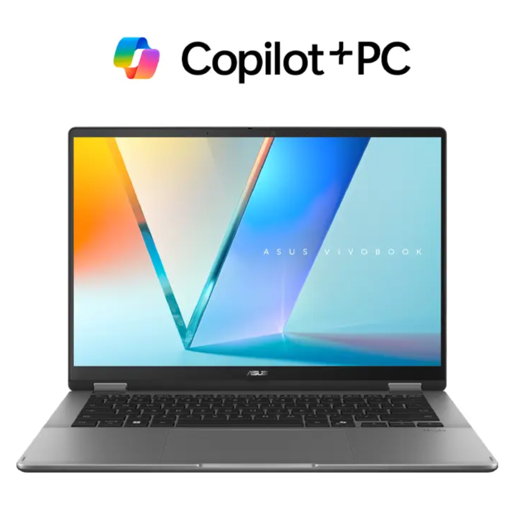 Refurbished ASUS Vivobook Flip 14 Intel Core Ultra 7 256V 16GB RAM 1TB SSD 14 Inch Windows 11 Touchscreen Convertible Laptop