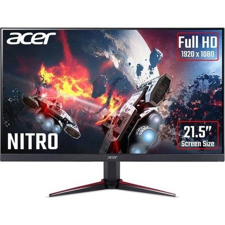 Refurbished Acer Nitro VG220Qbmiix Full HD 75Hz 21.5" IPS LCD Gaming Monitor - Black