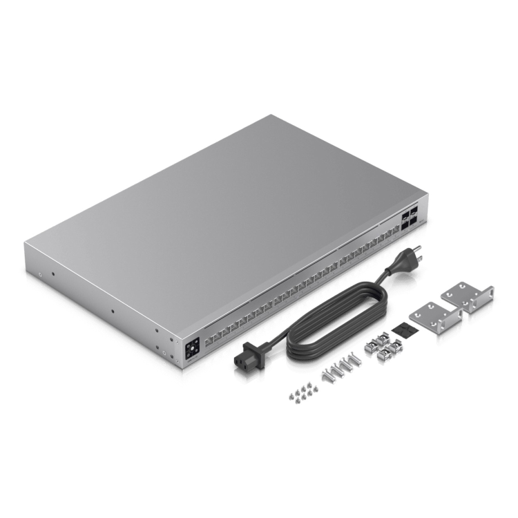 Refurbished Ubiquiti UniFi Pro HD 24 L2/L3 2.5G Ethernet 1U Rack-mountable Managed Switch