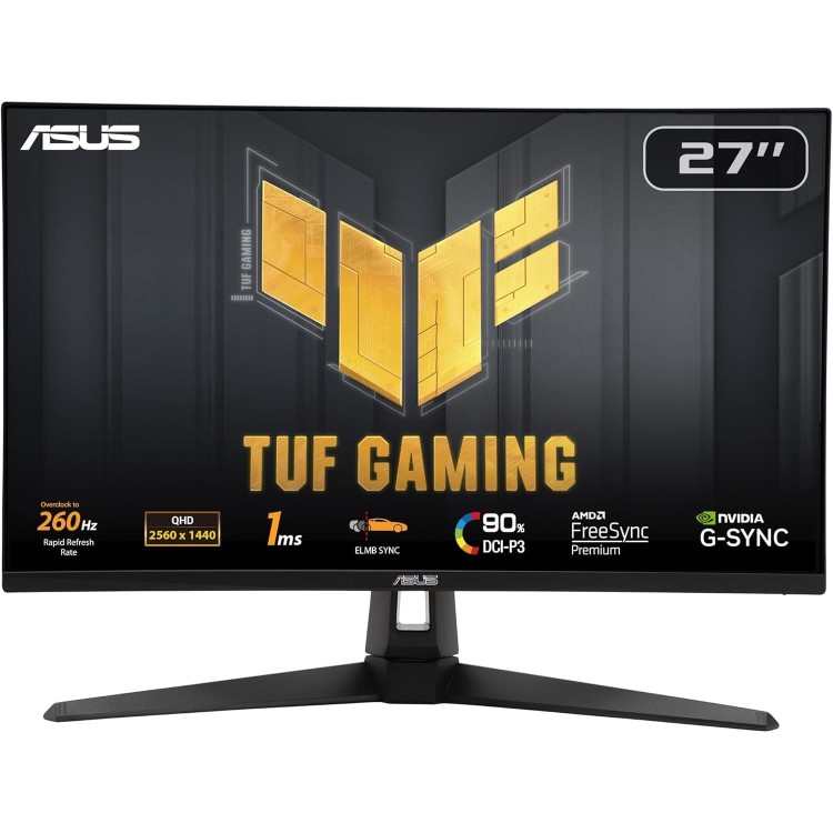 Refurbished ASUS TUF Gaming VG27AQM1A 27" QHD IPS 260Hz 1ms FreeSync Gaming Monitor