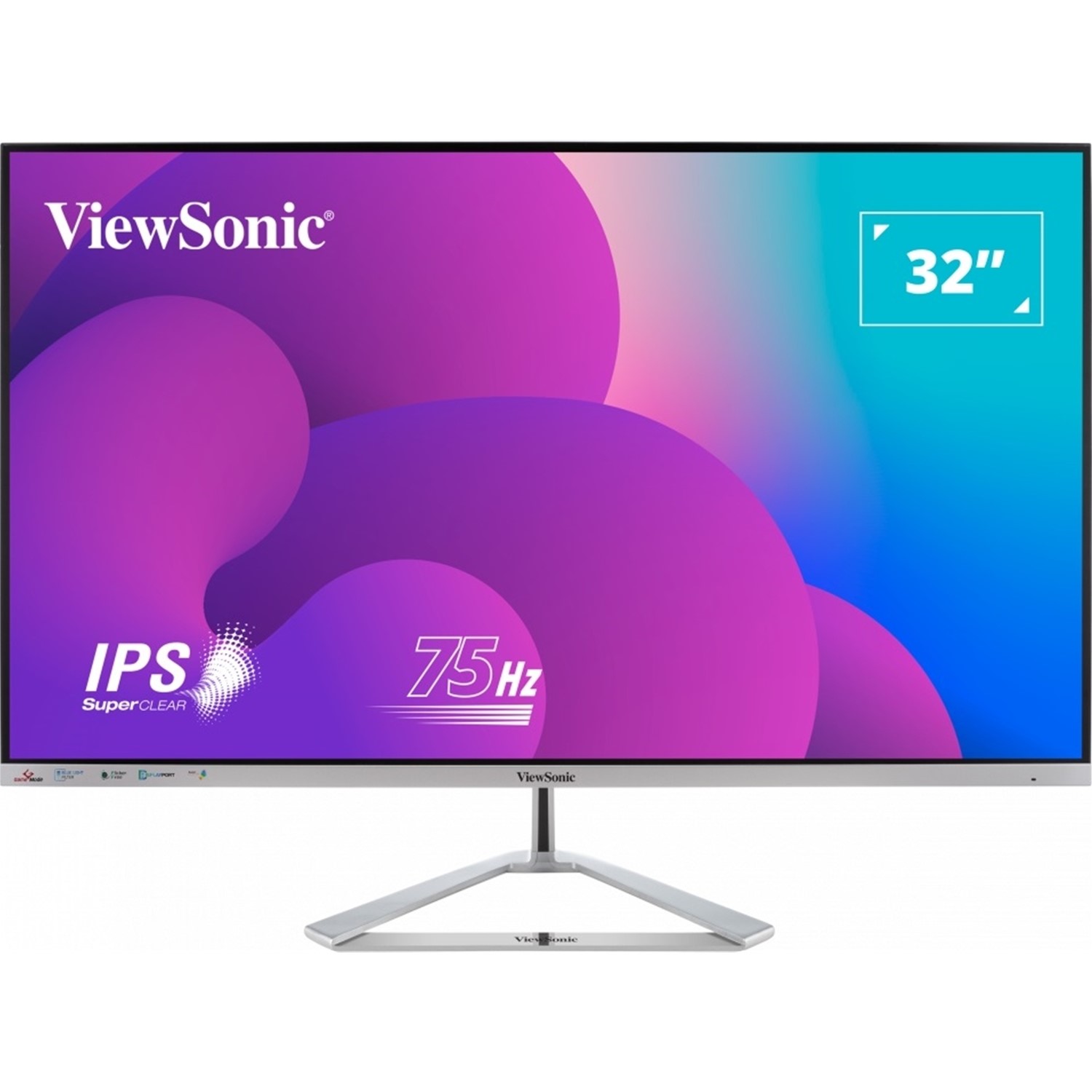 Viewsonic Vx3276-Mhd 32 Ips Full Hd Monitor Black, Laptops Direct - VX3276-MHD-3