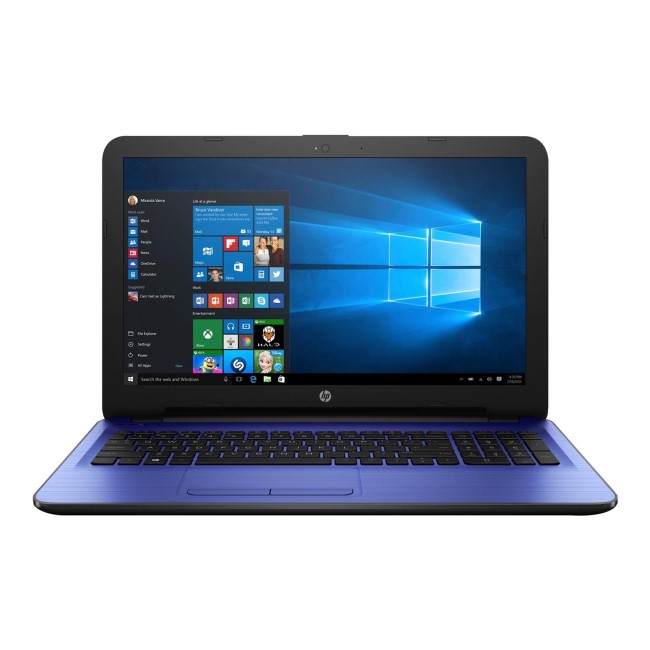 Refurbished HP 15-AY021NA 15.6" Intel Pentium N3710 4GB 1TB Windows 10 Laptop in Blue