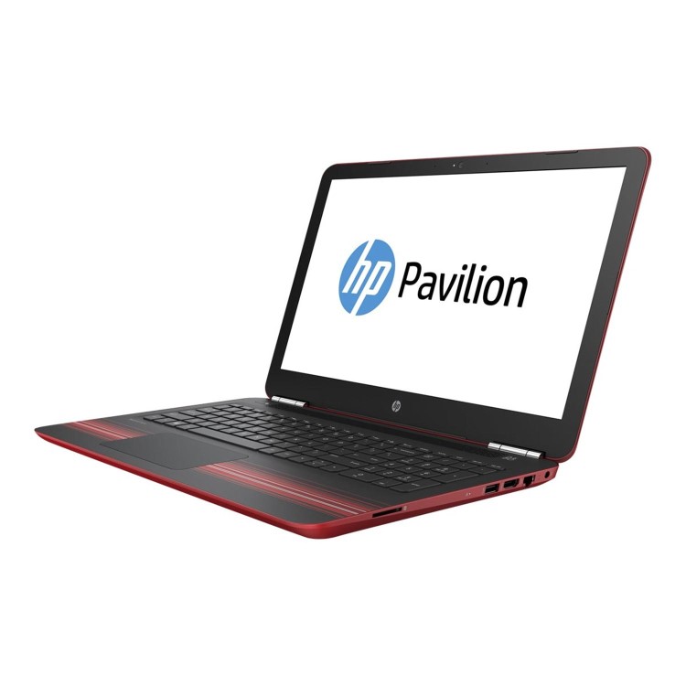 Hewlett Packard Refurbished HP Pavillion 15-au031na 15.6" Intel Core i5-6200U 2.3GHz 8GB 256GB SSD Windows 10 Laptop in Red