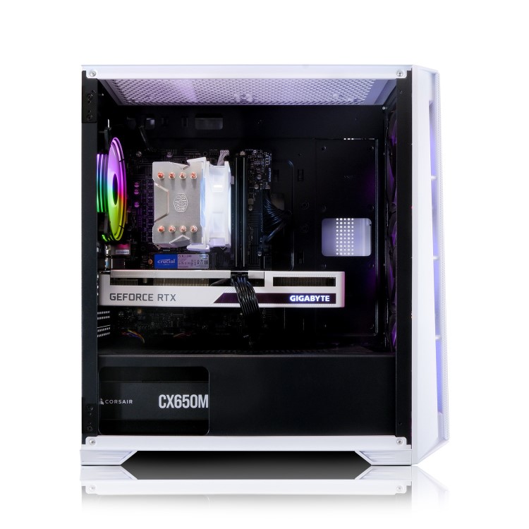 AWD IT Mesh White Core i5-12400F 16GB RAM 1TB SSD RTX 4060 Windows 11 Gaming PC
