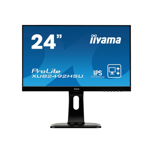 Refurbished Ilyama ProLite XUB2492HSU-B1 Full HD 24" IPS LCD Monitor