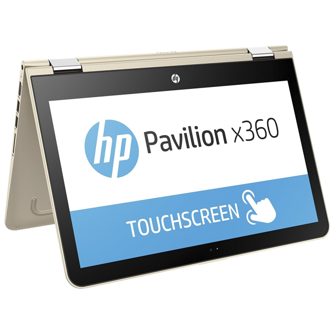 Refurbished HP Pavilion x360 13-u062na Core i5-6200U 8GB 128GB 13.3 Inch Convertible Windows 10 Laptop in Gold