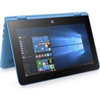 Refurbished HP Stream x360 Intel Celeron N3060 2GB 32GB 11.6 Inch Windows 10 Touchscreen Convertible Laptop in Blue