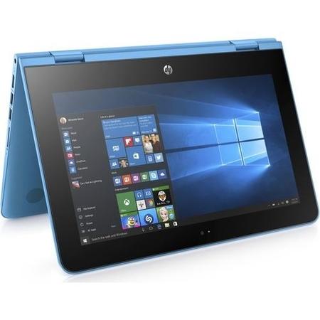 Refurbished HP Stream x360 Intel Celeron N3060 2GB 32GB 11.6 Inch Windows 10 Touchscreen Convertible Laptop in Blue