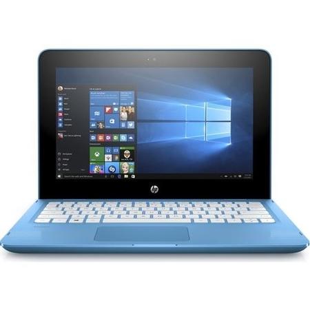 Refurbished HP Stream x360 Intel Celeron N3060 2GB 32GB 11.6 Inch Windows 10 Touchscreen Convertible Laptop in Blue