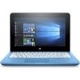 Refurbished HP Stream x360 Intel Celeron N3060 2GB 32GB 11.6 Inch Windows 10 Touchscreen Convertible Laptop in Blue