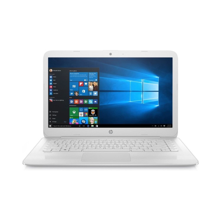 Refurbished HP Stream 14-ax054sa Intel Celeron N3060 4GB 32GB 14 Inch Windows 10 Laptop in White