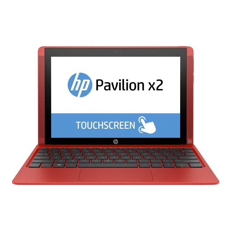Refurbished HP 10-p007na Intel  Atom X5-Z8350 2GB 32GB 10.1 Inch Windows 10 Touchscreen Convertible Laptop in Red