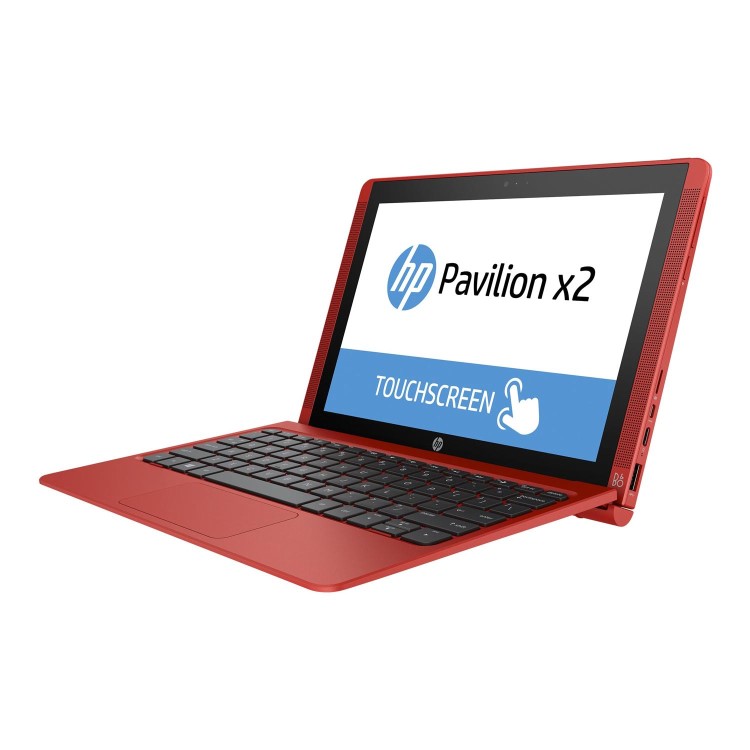 Refurbished HP 10-p007na Intel  Atom X5-Z8350 2GB 32GB 10.1 Inch Windows 10 Touchscreen Convertible Laptop in Red