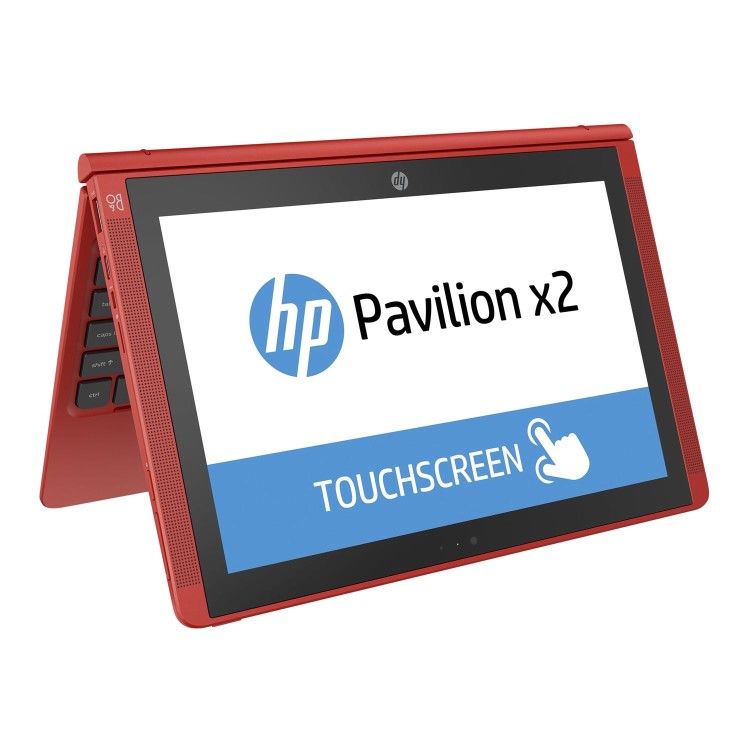 Refurbished HP 10-p007na Intel  Atom X5-Z8350 2GB 32GB 10.1 Inch Windows 10 Touchscreen Convertible Laptop in Red