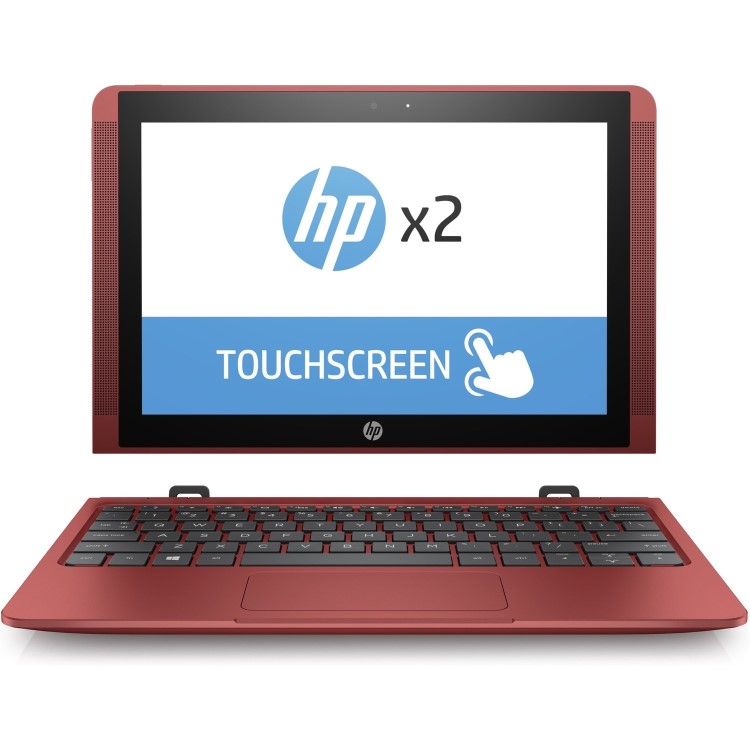 Refurbished HP 10-p007na Intel  Atom X5-Z8350 2GB 32GB 10.1 Inch Windows 10 Touchscreen Convertible Laptop in Red