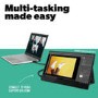 electriQ 15.6" IPS UHD 4K Touch Screen USB-C Portable Monitor
