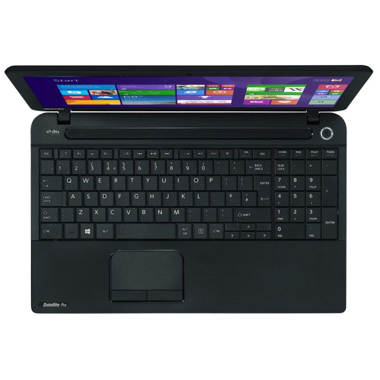 Toshiba Satellite C50-B-14D 15.6" Intel Celeron N2830 2.16GHz 4GB 500GB  Windows 8 Laptop in Black