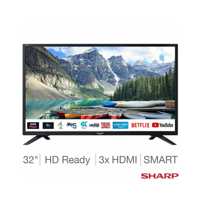Refurbished Sharp 32" 720p HD Ready LED Smart TV