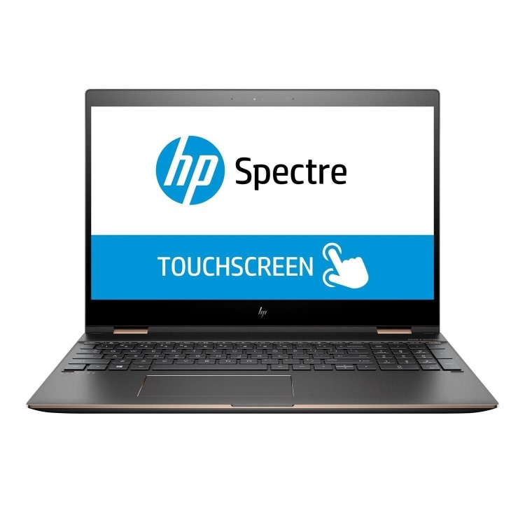 Refurbished HP Spectre x360 Core i7-8550U 8GB 256GB GeForce MX150 15.6 Inch Touchscreen 2 in 1 Windows 10 Laptop 