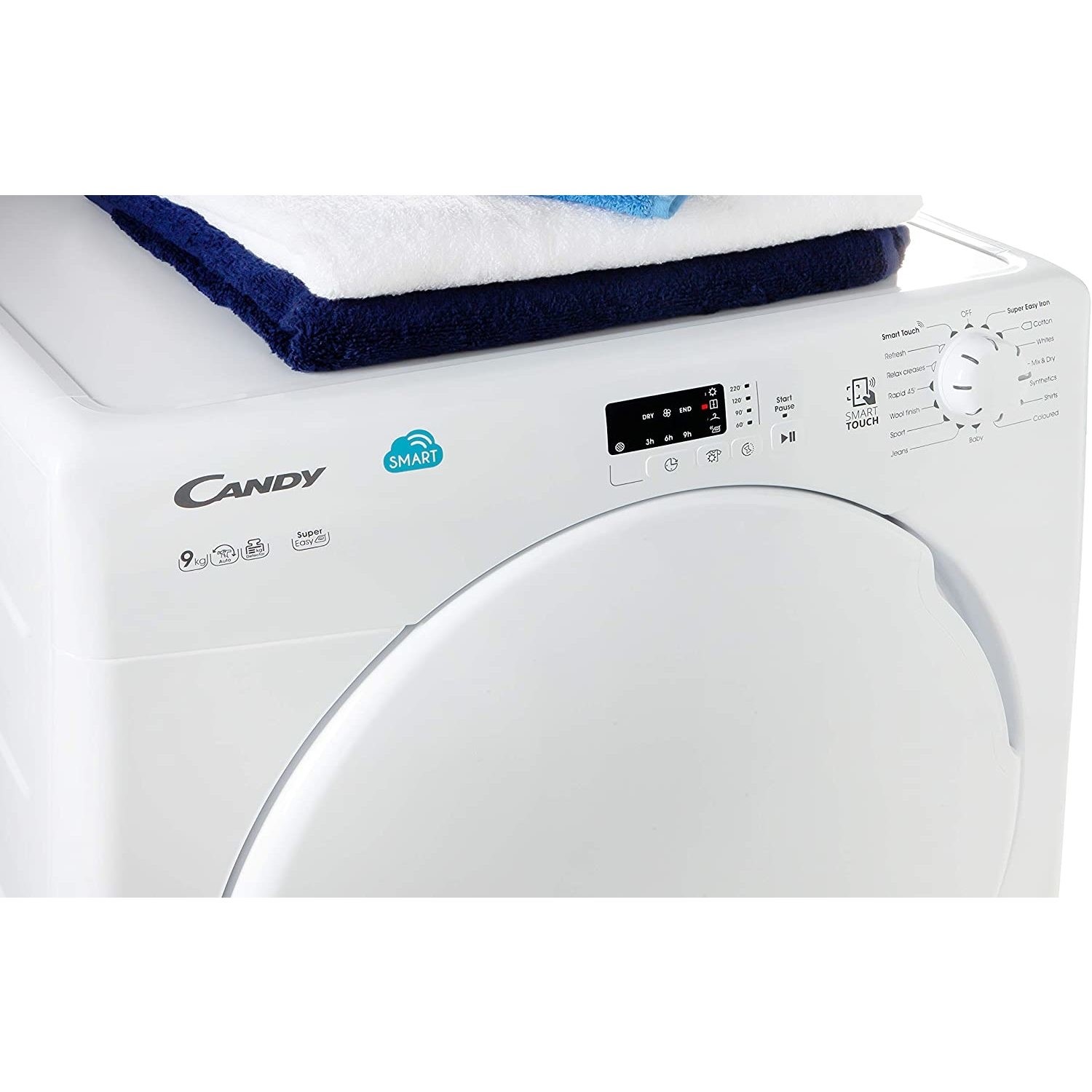 Refurbished Candy CSV9LF80 Smart Freestanding Vented 9KG Tumble Dryer