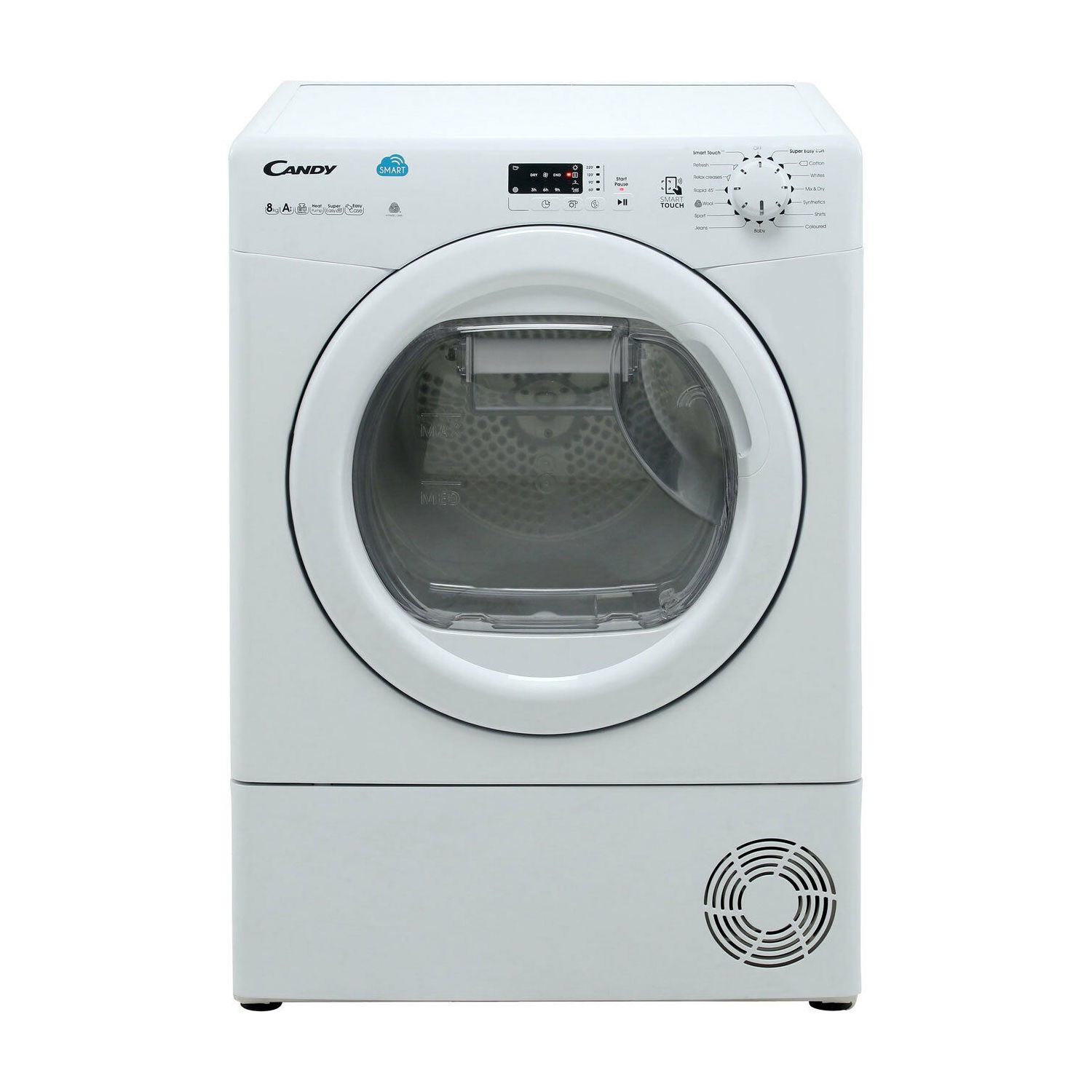 Refurbished Candy CS H8A2LE Smart Freestanding Heat Pump 8KG Tumble ...