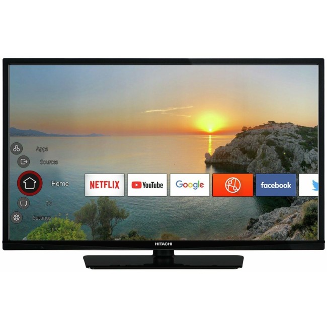 Refurbished Hitachi 32" 720p HD Ready LED Smart TV without Stand