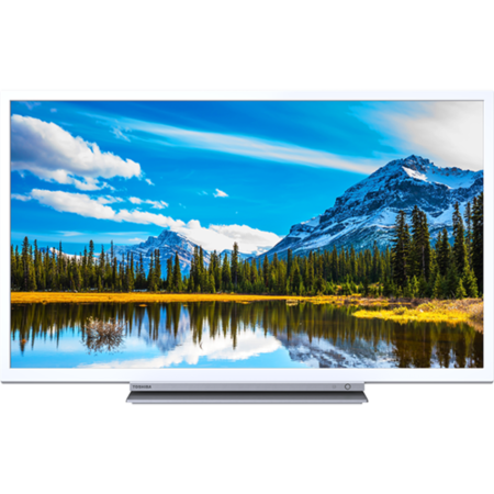 Refurbished Toshiba 32" 720p HD Ready QLED Freeview Play Smart TV without Stand