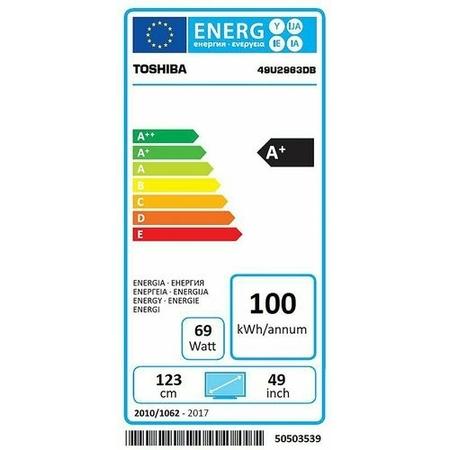 Refurbished Toshiba 65" 4K Ultra HD with HDR10 OLED Freeview Play Smart TV