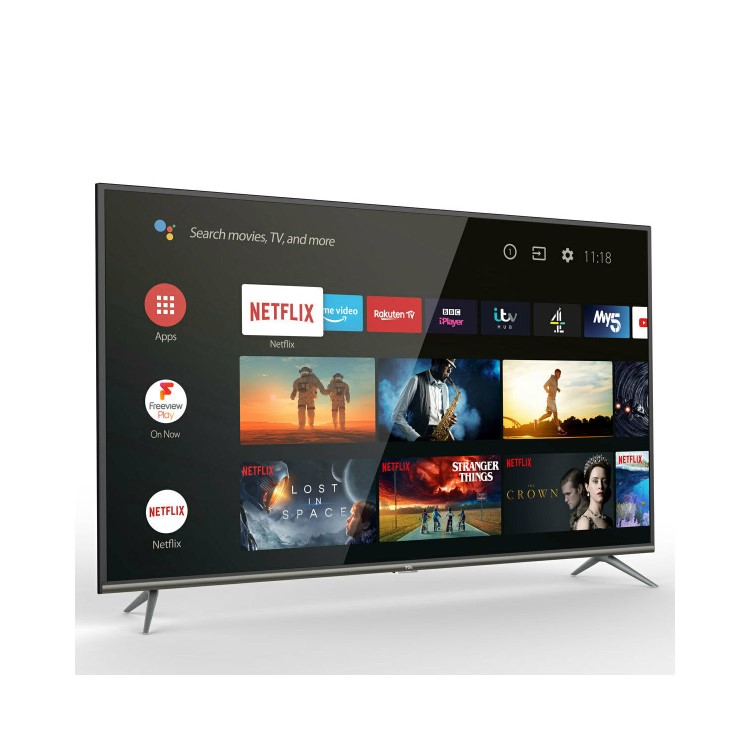 Refurbished TCL 50" 4K Ultra HD with HDR10 LED Freeview Play Smart TV without Stand