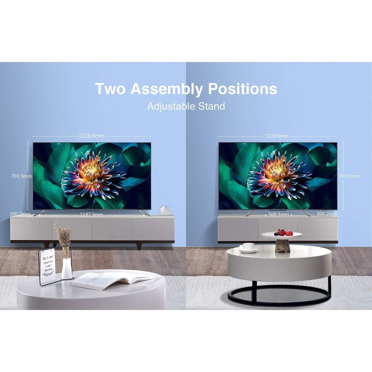 Refurbished TCL 55" 4K Ultra HD with HDR10+ QLED Freeview Play Smart TV