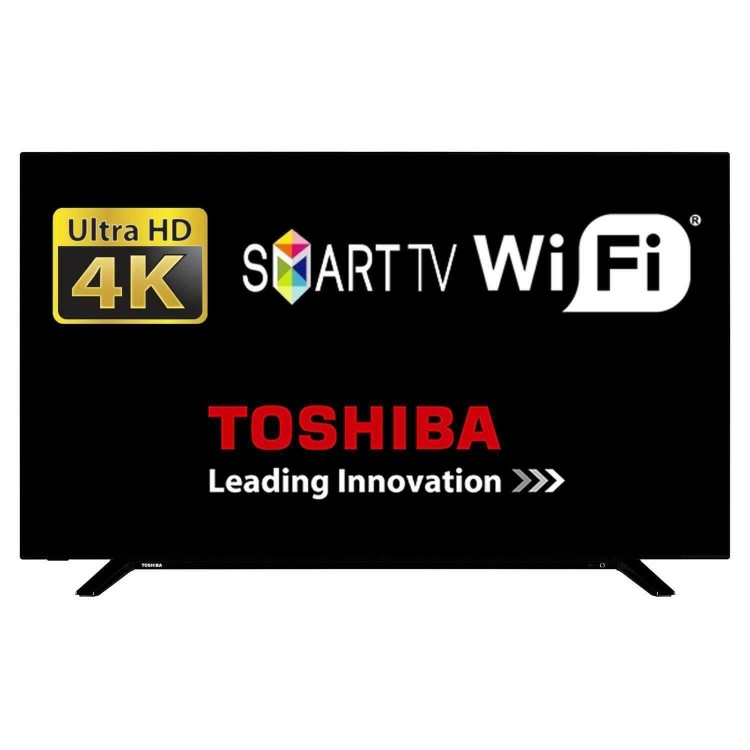 Refurbished Toshiba 55" 4K Ultra HD with HDR LED Freeview HD Smart TV
