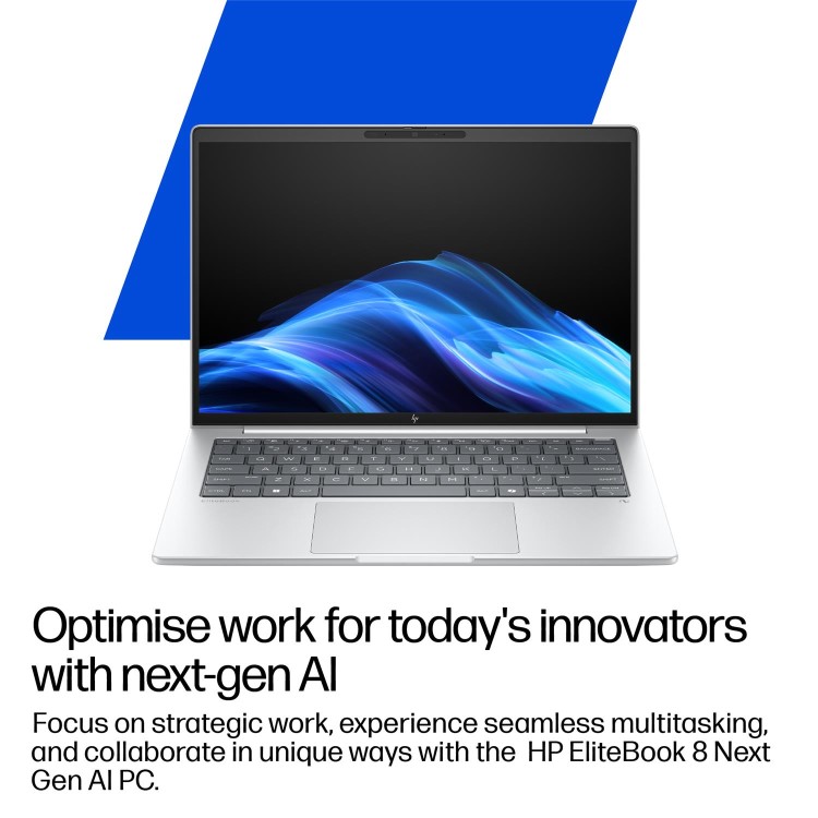 HP EliteBook 8 G1a Notebook Next Gen AI - AMD Ryzen AI 7 PRO - 350 / up to 5 GHz - Win 11 Pro - Radeon 860M - 64 GB RAM - 1 TB SSD NVMe TLC - 16" IPS HP SureView 1920 x 1200 - Wi-