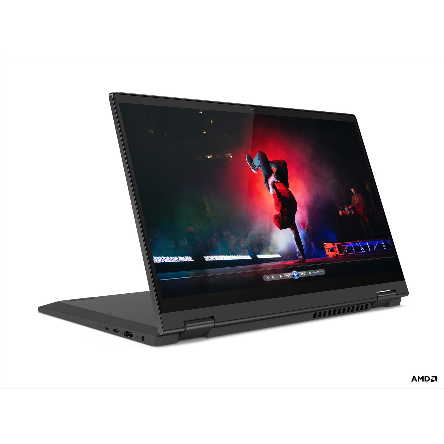 LENOVO IdeaPad Flex 5i 14" 2 in 1 Laptop - AMD Ryzen 3, 128 GB SSD, Grey, Grey