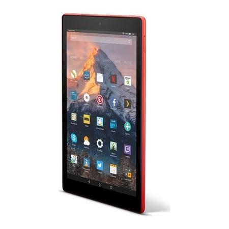 Refurbished Amazon Fire HD with Alexa 32GB 10" Tablet - Red