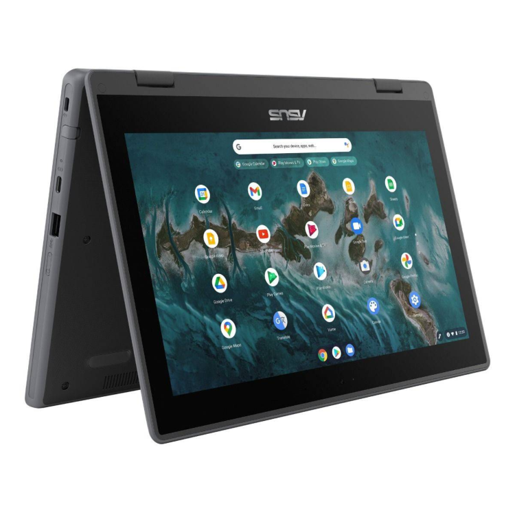 Refurbished ASUS Chromebook Flip CR1 CR1100FKA-BP0166-3Y Intel Celeron 4GB RAM 64GB eMMC 11.6 Inch Touchscreen Chromebook