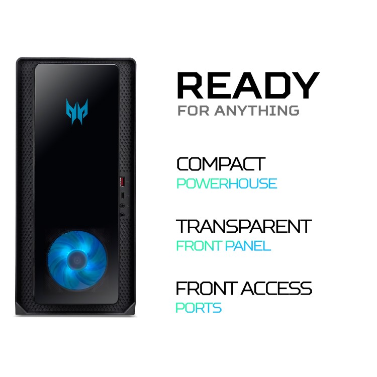 Acer Predator Orion 3000 PO3-640 Intel Core i7-12700F 16GB 1TB SSD RTX 3060 Ti Windows 11 Gaming PC