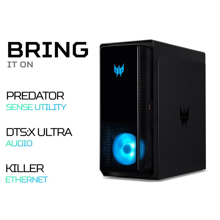 Acer Predator Orion 3000 PO3-640 Intel Core i7-12700F 16GB 1TB SSD RTX 3060 Ti Windows 11 Gaming PC