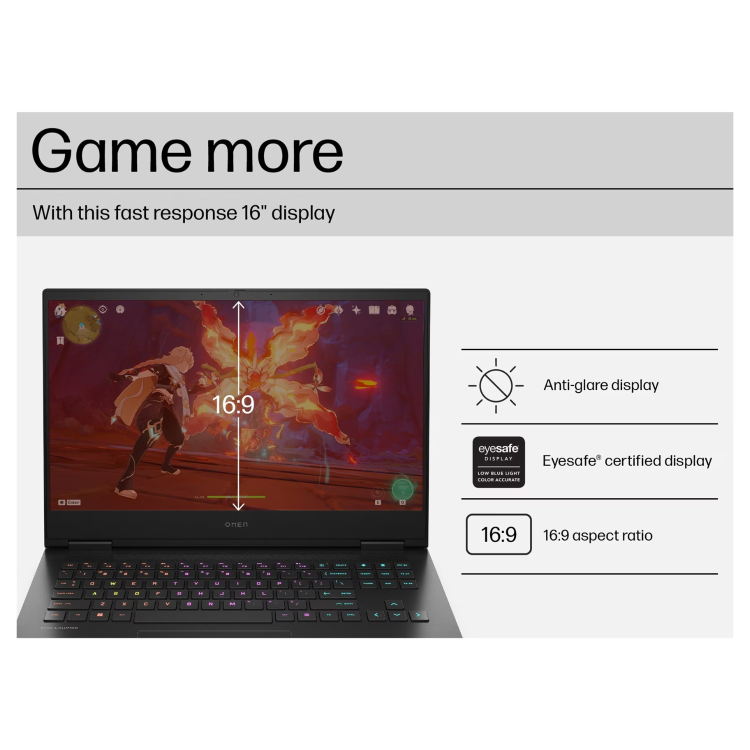 HP OMEN 16 Intel Core i9 32GB RAM 1TB SSD RTX 4080 165Hz 16.1 Inch Windows 11 Gaming Laptop