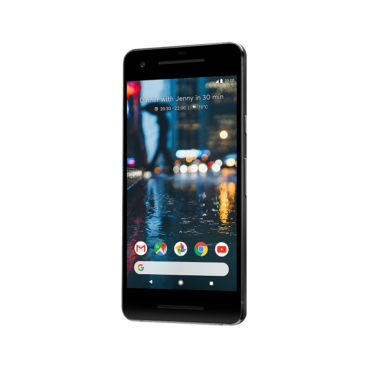 Refurbished Google Pixel 2 Just Black 5" 128GB 4G Unlocked & SIM Free Smartphone