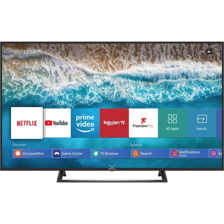Refurbished Hisense 65" 4K Ultra HD with HDR LED Freeview Play Smart TV